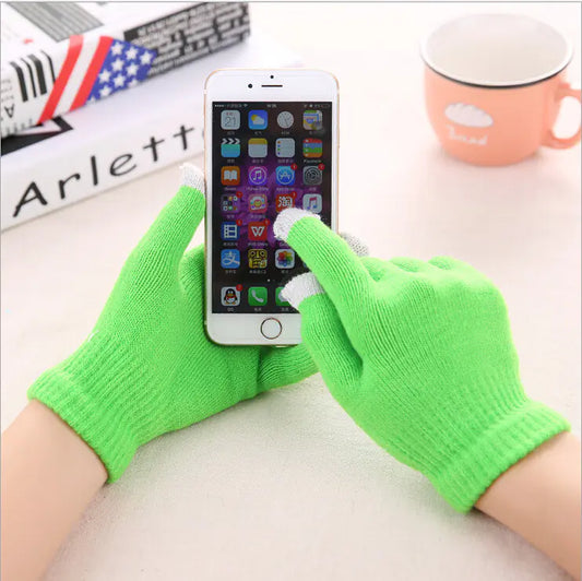 Touchscreen Knitted Gloves