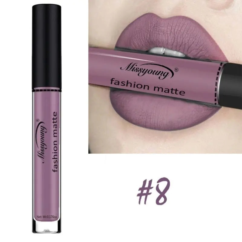 Non-Stick Matte Liquid Lipstick Lip Gloss Makeup