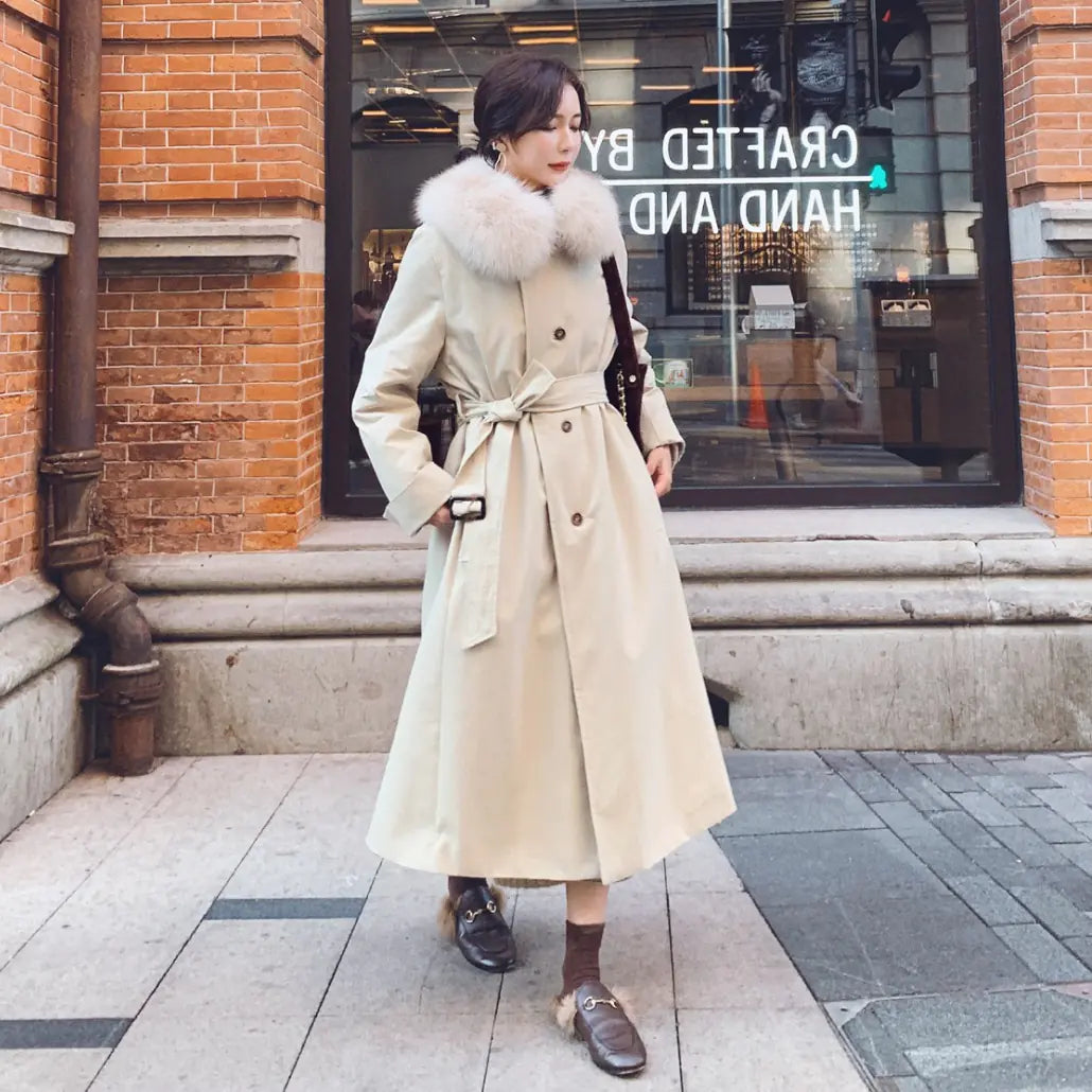 Padded Tooling Jacket with Waist Belt for Women