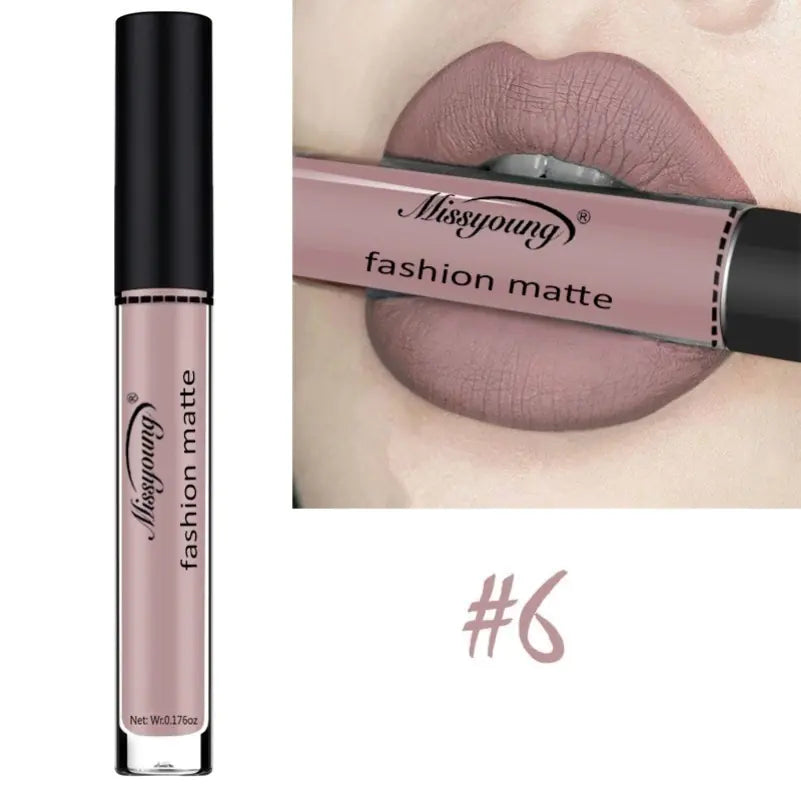 Non-Stick Matte Liquid Lipstick Lip Gloss Makeup
