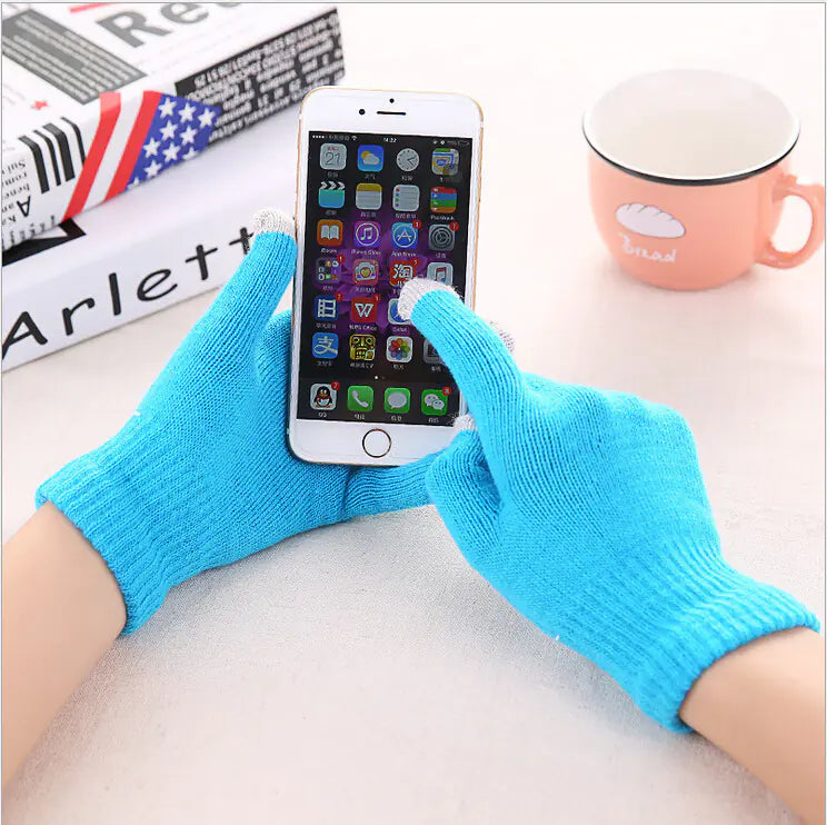 Touchscreen Knitted Gloves