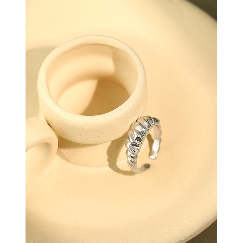 S925 Sterling Silver Wide Band Ring – Bold, Unique Statement Jewelry for Women
