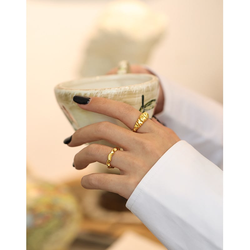 S925 Sterling Silver Wide Band Ring – Bold, Unique Statement Jewelry for Women