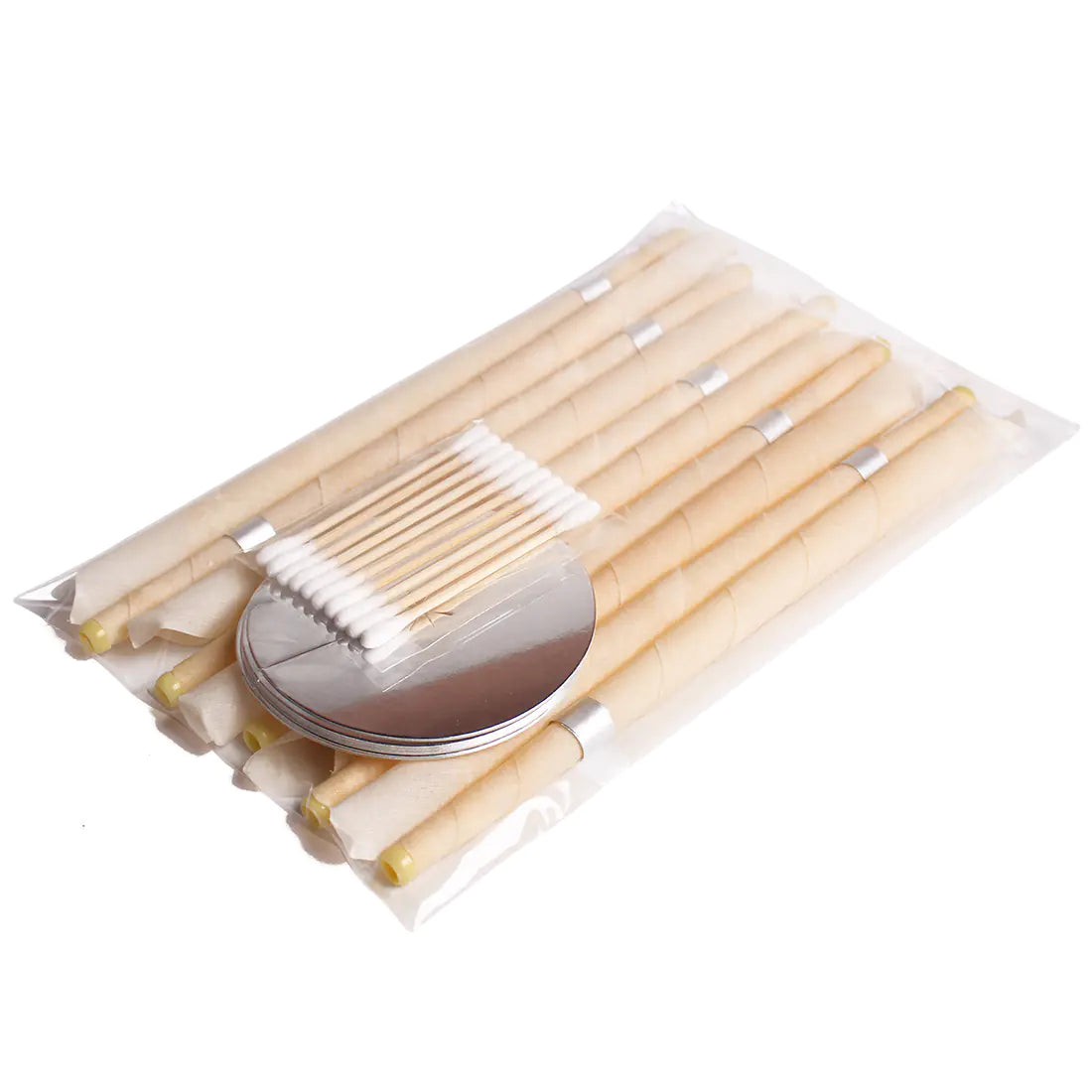 Ear Wax Removal Candle Kit – Includes Safety Tray & Cotton Swabs for Natural Ear Cleaning