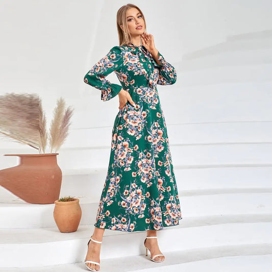 Elegant High Waist Dress for Women - Fashionable Casual