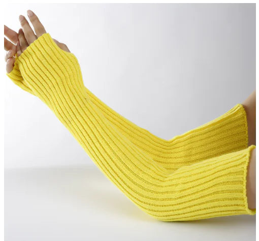 Knitted Wool Half Finger Gloves for Comfort and Warmth