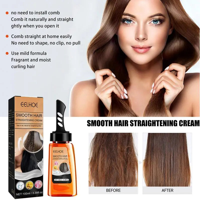 EELHOE Protein Straightening Balm for Curly Hair Care