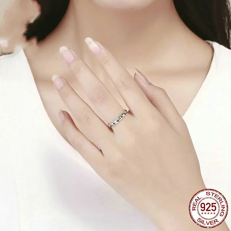 Pet Paw Print Ring S925 Sterling Silver Fashion Ring