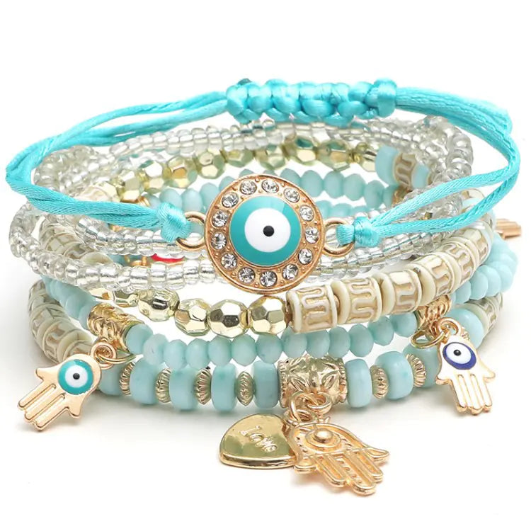 Bohemian Style Handmade Beaded Multi-layer Bracelet
