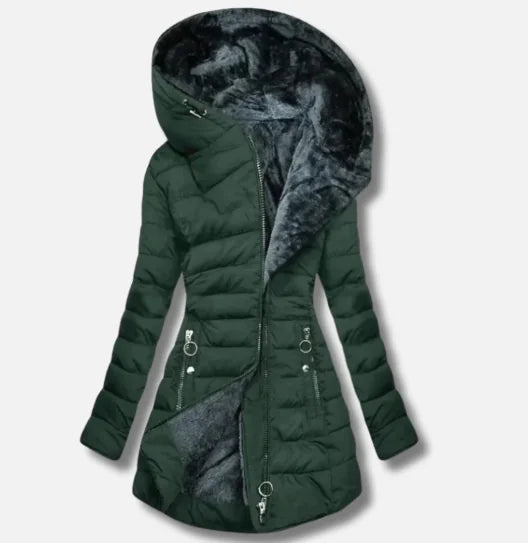 Senna Warm Plush Winter Jacket for Women (One Piece)