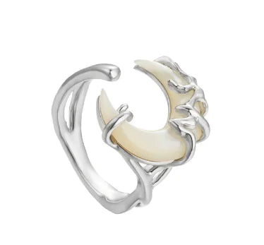 Moon Ring Tide Cool Spicy Girl's Finger Ring