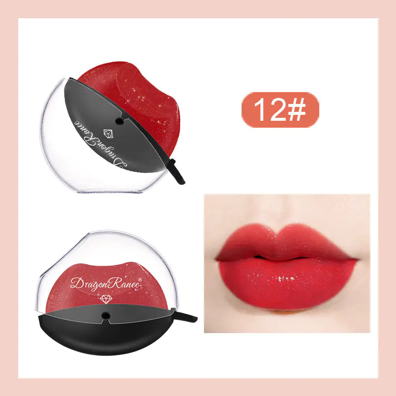 Pearlescent Glitter Lipstick - Moisturizing & Long-lasting