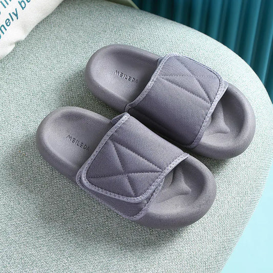 Velcro Women’s Soft Sole Canvas Home Slippers
