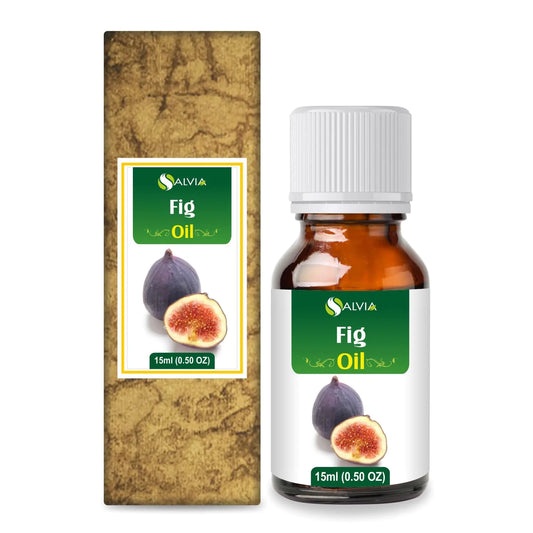 Salvia Fig Oil Pure and Natural Fig Oil I Skin Care (Moisturize Nourish Rejuvenate) Hair Care (Prevent Dry Brittle and Split Ends) - Aromatherapy Oil 15 ML