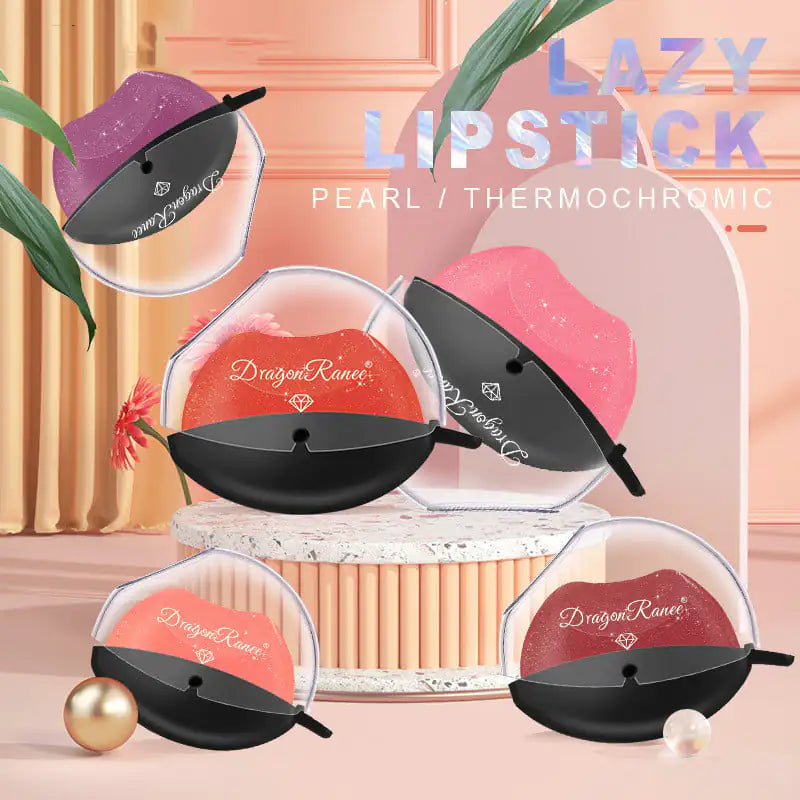 Pearlescent Glitter Lipstick - Moisturizing & Long-lasting