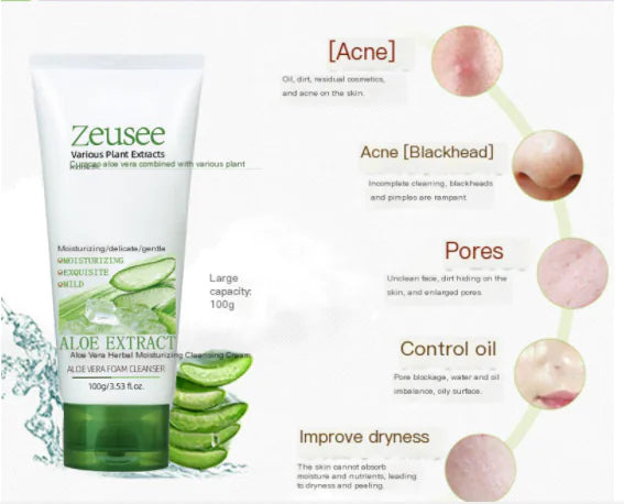 Aloe Vera Foaming Cleanser for Oily Skin (Wholesale)