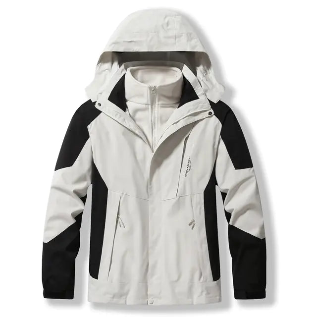 3-in-1 Waterproof Winter Jacket Set for Women