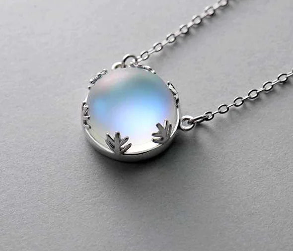 Aurora Forest Silver Necklace for Women