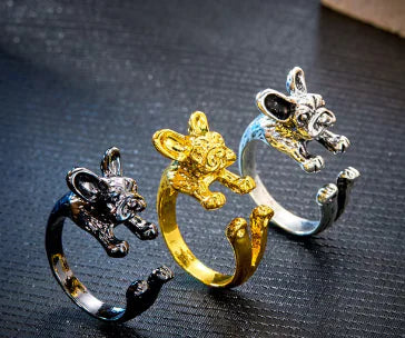 Custom Cat Tail Ring - Cute Animal Open Ring