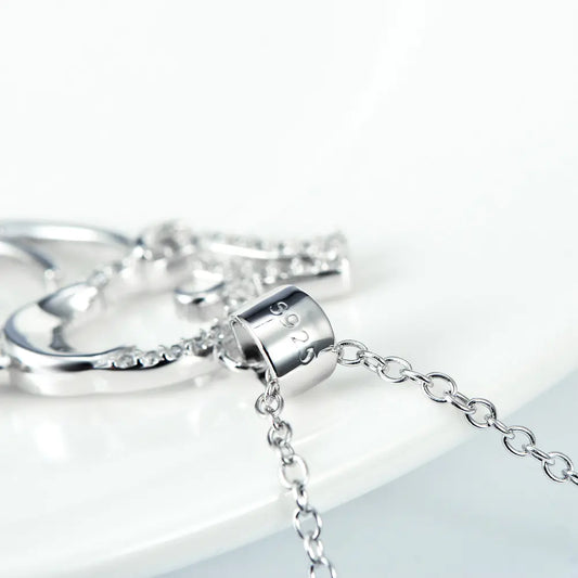 S925 Silver Elephant Pendant Necklace for Women