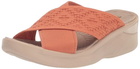 BZees Womens Sundance Slide Sandal Dusted Clay 9.5 M