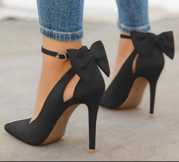 Bow Detail Stiletto Heels