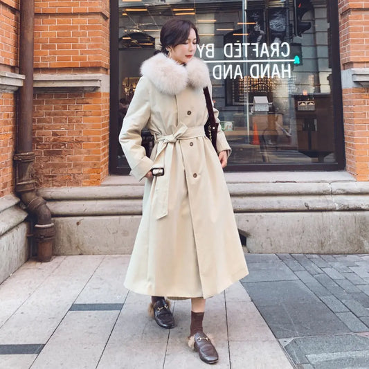 Padded Tooling Jacket with Waist Belt for Women