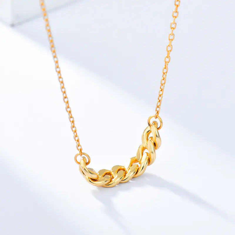 Minimalist Metal Chain Necklace for Women