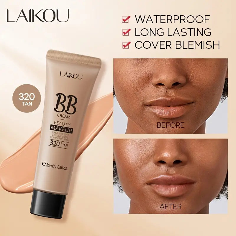 LAIKOU Waterproof BB Cream - Full Coverage Foundation 30ml