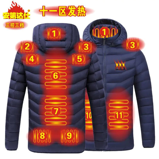 USB Heated Jacket for Men and Women - Smart Thermoregulation