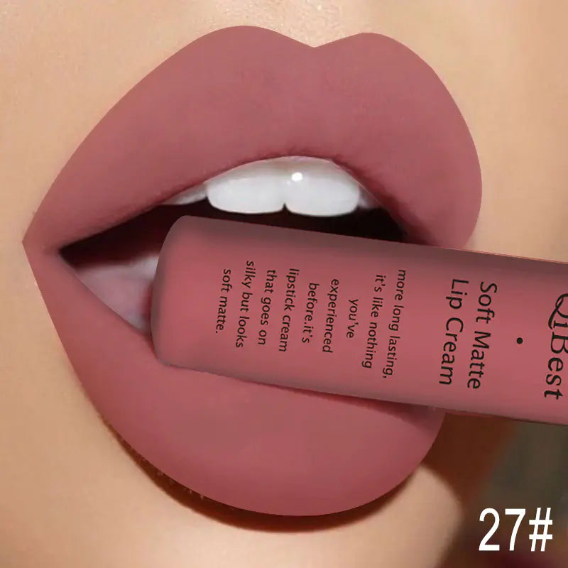 Matte Non-Stick Liquid Lipstick - Long-Lasting Gloss