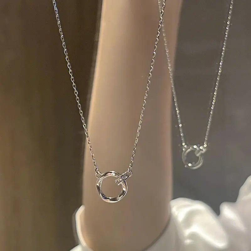 Titanium Steel Colorfast Minimalist Necklace for Women
