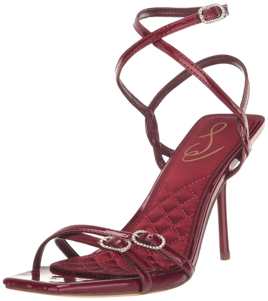 Sam Edelman Trevin Heeled Sandal Holly Red 10 Medium