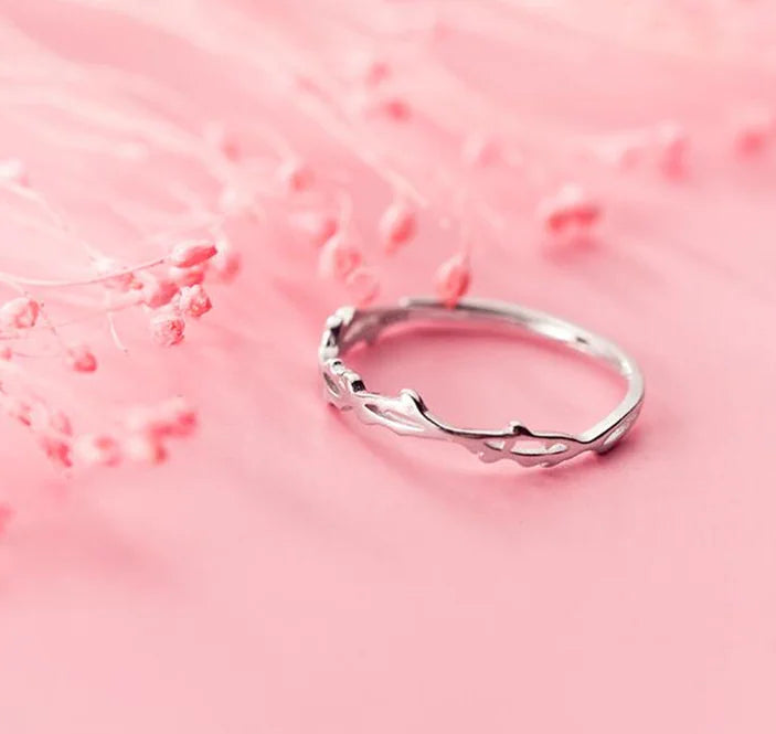 Branch Thorn Ring, Adjustable Korean Style Ring